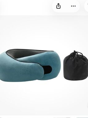 2024 Memory Foam Travel Pillow - Luxurious Neck Support for Airplanes & More